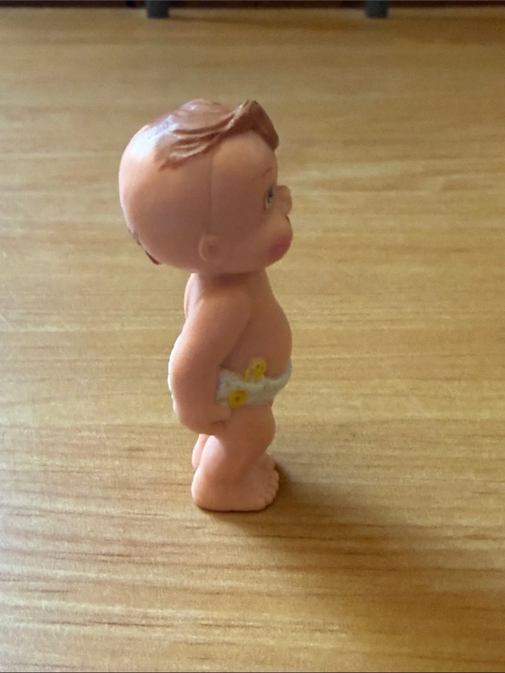 Special Delivery Stork Cake Topper & Vintage 1991 Galoob Magic Diaper Babies PVC